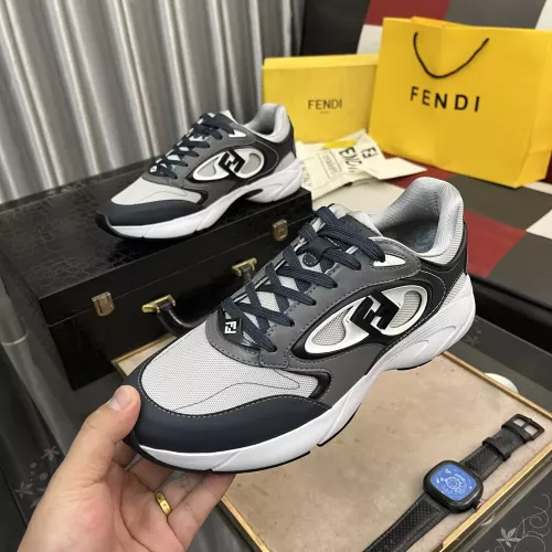 Wholesale Fendi Casual Shoes For Men #1293177 $130.00 USD, Wholesale Quality Replica Fendi Casual Shoes