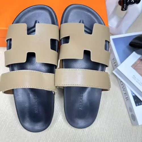 Replica Hermes Slippers For Men #1293227 $60.00 USD for Wholesale