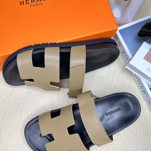 Replica Hermes Slippers For Men #1293227 $60.00 USD for Wholesale