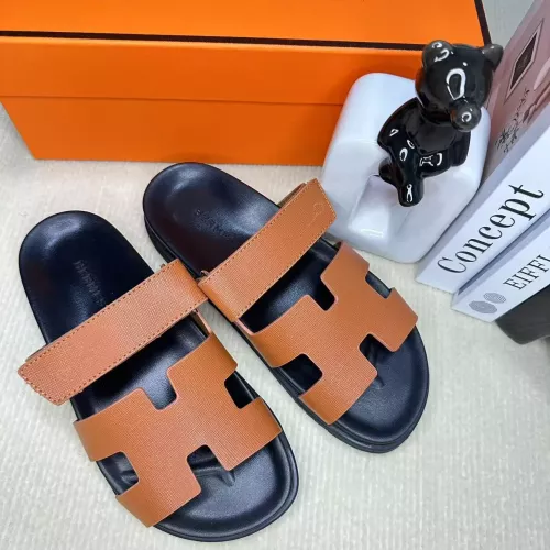 Replica Hermes Slippers For Men #1293229 $60.00 USD for Wholesale