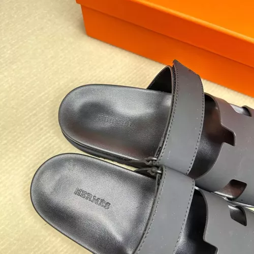 Replica Hermes Slippers For Men #1293245 $60.00 USD for Wholesale