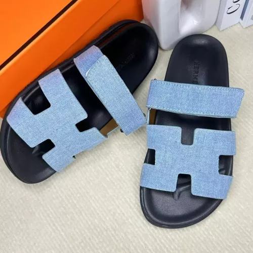 Replica Hermes Slippers For Men #1293262 $60.00 USD for Wholesale