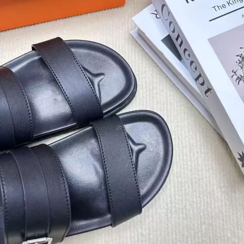 Replica Hermes Slippers For Men #1293286 $60.00 USD for Wholesale