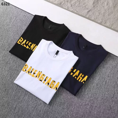 Replica Balenciaga T-Shirts Short Sleeved For Men #1293333 $32.00 USD for Wholesale