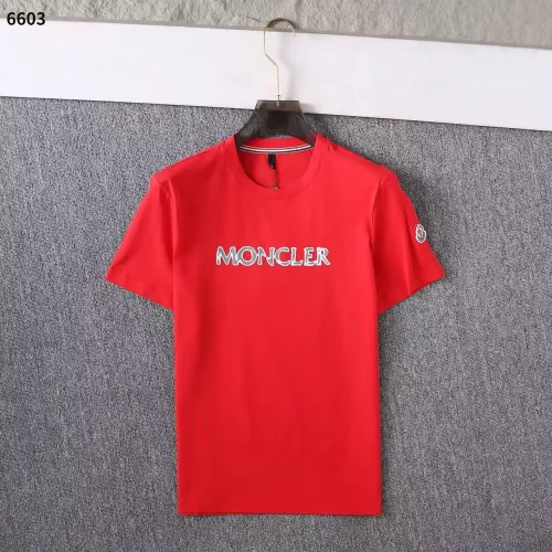 Wholesale Moncler T-Shirts Short Sleeved For Men #1293348 $32.00 USD, Wholesale Quality Replica Moncler T-Shirts