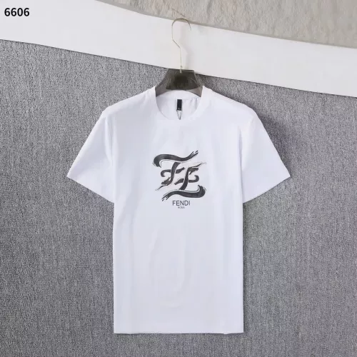 Wholesale Fendi T-Shirts Short Sleeved For Men #1293362 $32.00 USD, Wholesale Quality Replica Fendi T-Shirts