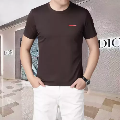 Wholesale Prada T-Shirts Short Sleeved For Men #1293393 $38.00 USD, Wholesale Quality Replica Prada T-Shirts