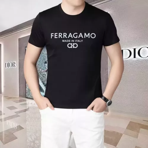 Wholesale Salvatore Ferragamo T-Shirts Short Sleeved For Men #1293397 $38.00 USD, Wholesale Quality Replica Salvatore Ferragamo T-Shirts