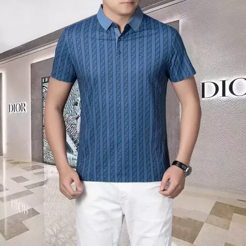 Wholesale Fendi T-Shirts Short Sleeved For Men #1293399 $38.00 USD, Wholesale Quality Replica Fendi T-Shirts