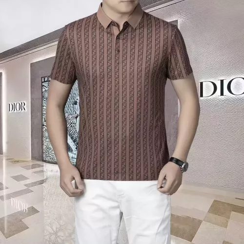 Wholesale Fendi T-Shirts Short Sleeved For Men #1293400 $38.00 USD, Wholesale Quality Replica Fendi T-Shirts