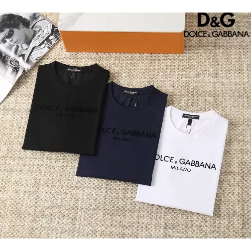 Replica Dolce & Gabbana D&G T-Shirts Short Sleeved For Men #1293410 $38.00 USD for Wholesale