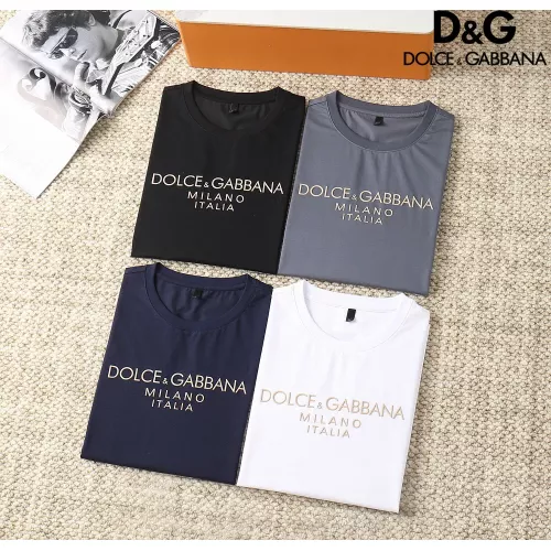 Replica Dolce & Gabbana D&G T-Shirts Short Sleeved For Men #1293412 $38.00 USD for Wholesale