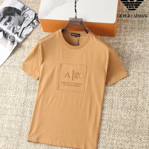 Wholesale Armani T-Shirts Short Sleeved For Men #1293433 $38.00 USD, Wholesale Quality Replica Armani T-Shirts