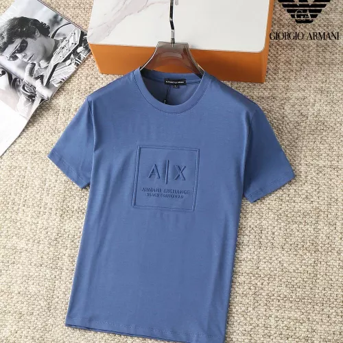 Wholesale Armani T-Shirts Short Sleeved For Men #1293434 $38.00 USD, Wholesale Quality Replica Armani T-Shirts