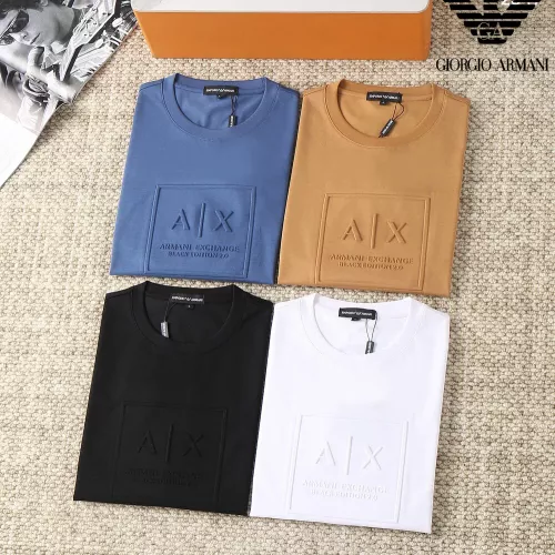 Replica Armani T-Shirts Short Sleeved For Men #1293435 $38.00 USD for Wholesale