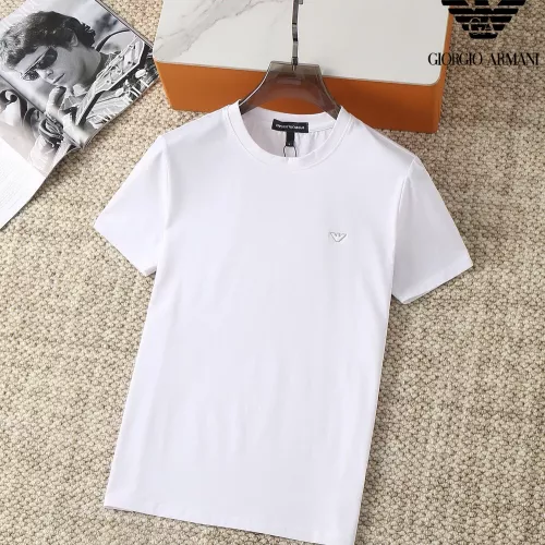 Wholesale Armani T-Shirts Short Sleeved For Men #1293440 $38.00 USD, Wholesale Quality Replica Armani T-Shirts