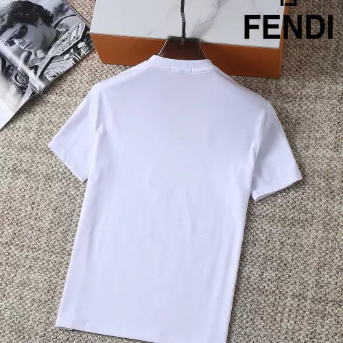 Replica Fendi T-Shirts Short Sleeved For Men #1293447 $38.00 USD for Wholesale