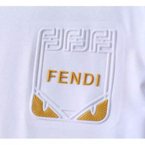 Replica Fendi T-Shirts Short Sleeved For Men #1293447 $38.00 USD for Wholesale