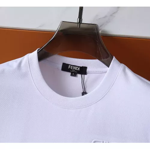 Replica Fendi T-Shirts Short Sleeved For Men #1293447 $38.00 USD for Wholesale