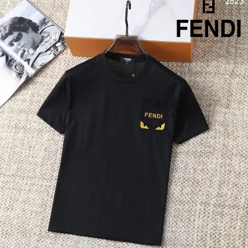 Wholesale Fendi T-Shirts Short Sleeved For Men #1293451 $38.00 USD, Wholesale Quality Replica Fendi T-Shirts