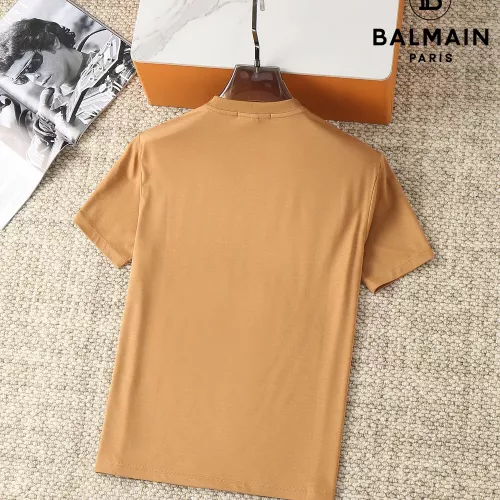 Replica Balmain T-Shirts Short Sleeved For Men #1293454 $38.00 USD for Wholesale