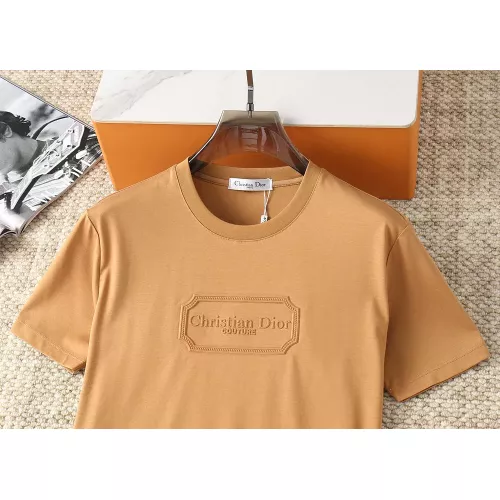 Replica Christian Dior T-Shirts Short Sleeved For Men #1293456 $38.00 USD for Wholesale