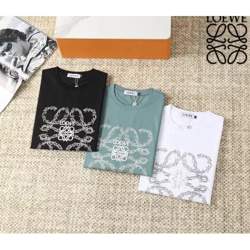 Replica LOEWE T-Shirts Short Sleeved For Men #1293472 $38.00 USD for Wholesale