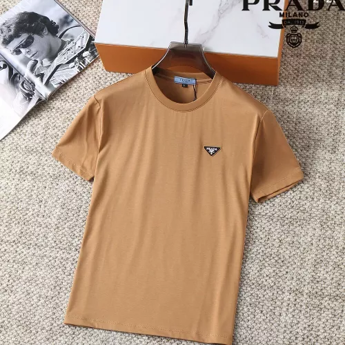 Wholesale Prada T-Shirts Short Sleeved For Men #1293487 $38.00 USD, Wholesale Quality Replica Prada T-Shirts