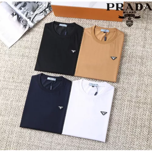 Replica Prada T-Shirts Short Sleeved For Men #1293487 $38.00 USD for Wholesale