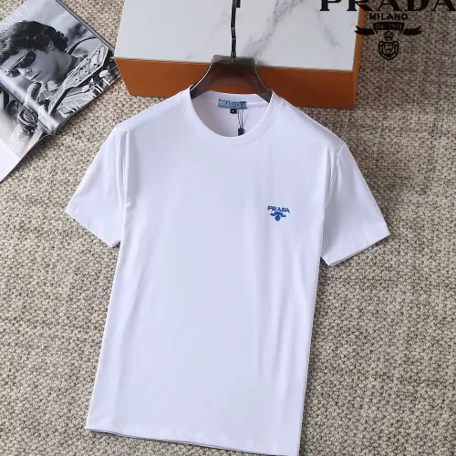 Wholesale Prada T-Shirts Short Sleeved For Men #1293492 $38.00 USD, Wholesale Quality Replica Prada T-Shirts