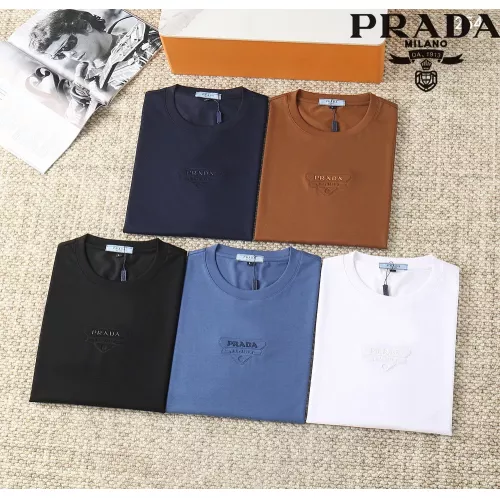 Replica Prada T-Shirts Short Sleeved For Men #1293502 $38.00 USD for Wholesale