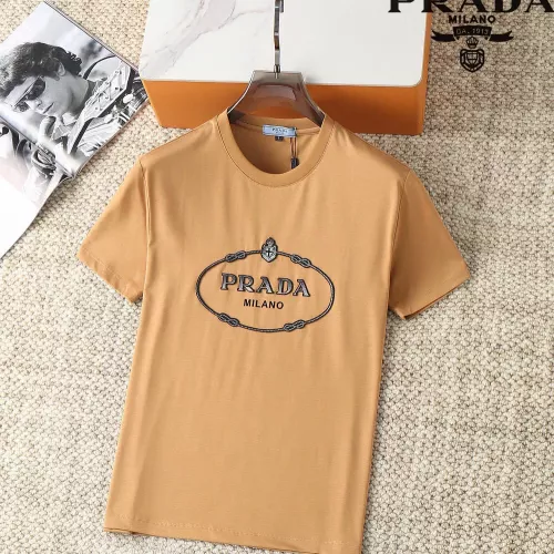 Wholesale Prada T-Shirts Short Sleeved For Men #1293525 $38.00 USD, Wholesale Quality Replica Prada T-Shirts