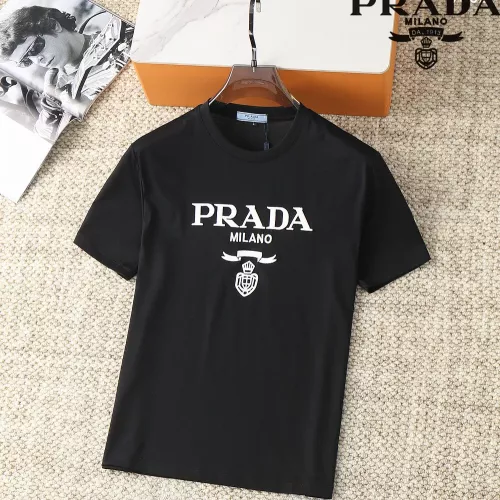 Wholesale Prada T-Shirts Short Sleeved For Men #1293529 $38.00 USD, Wholesale Quality Replica Prada T-Shirts