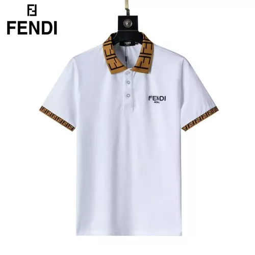 Wholesale Fendi T-Shirts Short Sleeved For Men #1293533 $29.00 USD, Wholesale Quality Replica Fendi T-Shirts