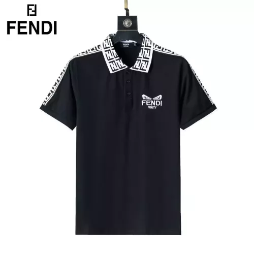 Wholesale Fendi T-Shirts Short Sleeved For Men #1293536 $29.00 USD, Wholesale Quality Replica Fendi T-Shirts