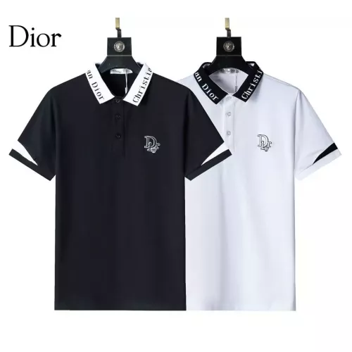 Replica Christian Dior T-Shirts Short Sleeved For Men #1293605 $29.00 USD for Wholesale