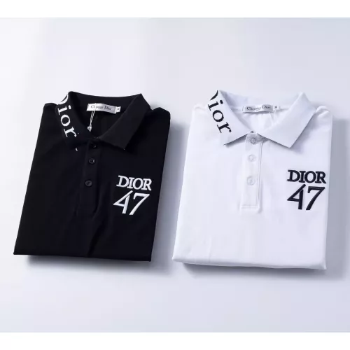 Replica Christian Dior T-Shirts Short Sleeved For Men #1293609 $29.00 USD for Wholesale