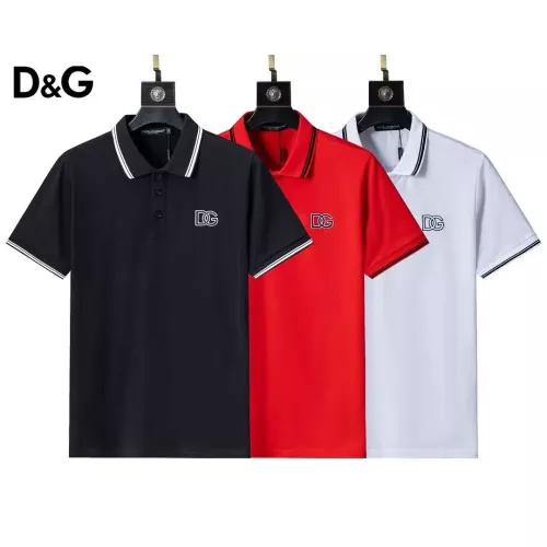 Replica Dolce & Gabbana D&G T-Shirts Short Sleeved For Men #1293646 $29.00 USD for Wholesale