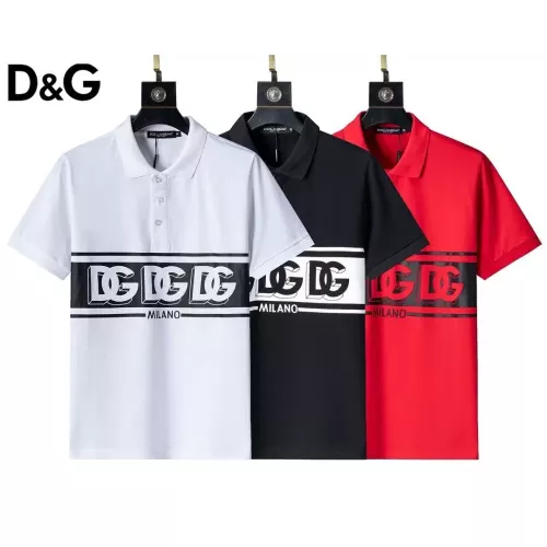 Replica Dolce & Gabbana D&G T-Shirts Short Sleeved For Men #1293647 $29.00 USD for Wholesale