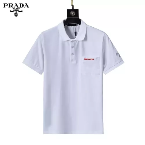 Wholesale Prada T-Shirts Short Sleeved For Men #1293668 $29.00 USD, Wholesale Quality Replica Prada T-Shirts