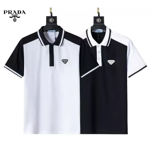 Replica Prada T-Shirts Short Sleeved For Men #1293683 $29.00 USD for Wholesale