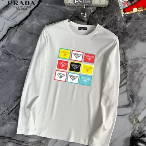 Wholesale Prada T-Shirts Long Sleeved For Unisex #1293726 $34.00 USD, Wholesale Quality Replica Prada T-Shirts