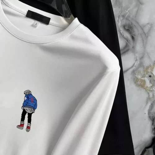 Replica Moncler T-Shirts Long Sleeved For Unisex #1293734 $34.00 USD for Wholesale