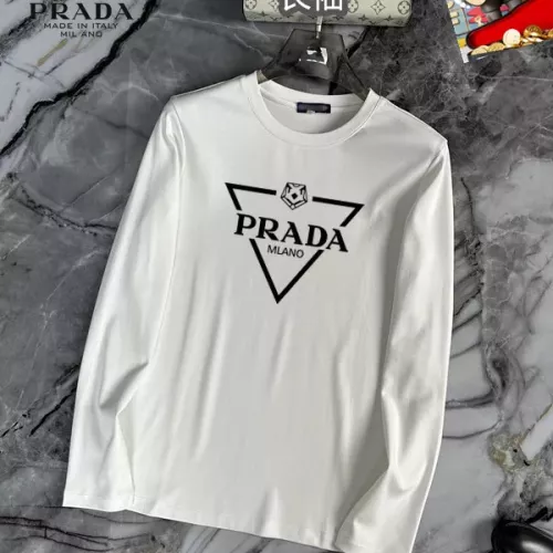 Wholesale Prada T-Shirts Long Sleeved For Unisex #1293772 $34.00 USD, Wholesale Quality Replica Prada T-Shirts