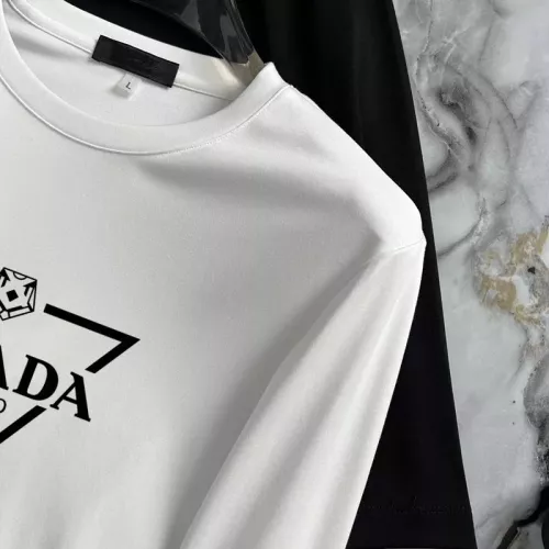 Replica Prada T-Shirts Long Sleeved For Unisex #1293772 $34.00 USD for Wholesale