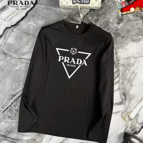 Wholesale Prada T-Shirts Long Sleeved For Unisex #1293773 $34.00 USD, Wholesale Quality Replica Prada T-Shirts