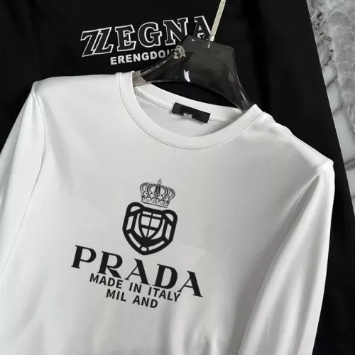 Replica Prada T-Shirts Long Sleeved For Unisex #1293792 $34.00 USD for Wholesale