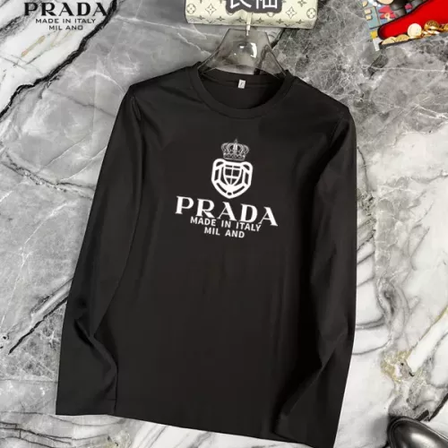 Wholesale Prada T-Shirts Long Sleeved For Unisex #1293793 $34.00 USD, Wholesale Quality Replica Prada T-Shirts