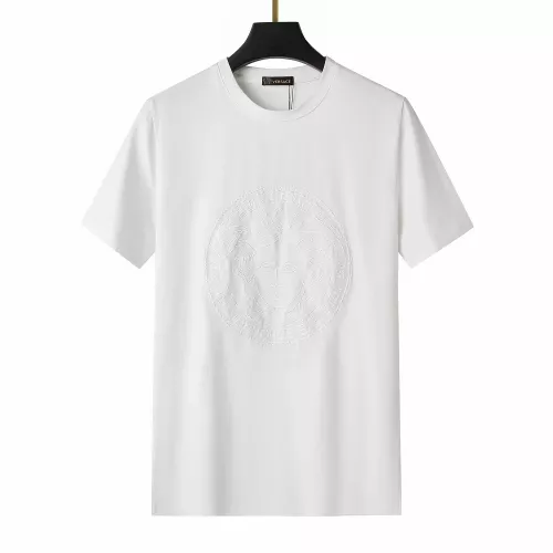 Wholesale Versace T-Shirts Short Sleeved For Men #1293857 $25.00 USD, Wholesale Quality Replica Versace T-Shirts