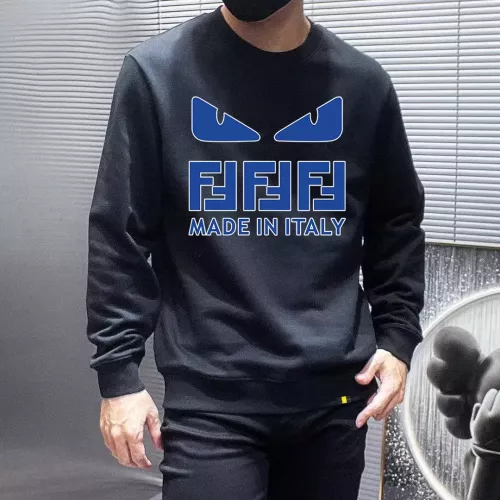 Replica Fendi Hoodies Long Sleeved For Men #1293953 $48.00 USD for Wholesale